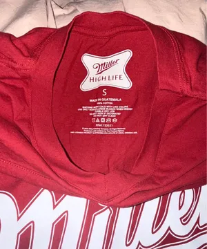 Miller High Life t shirt Red thumbnail 2