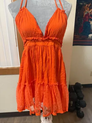 R.Vivimos Womens Summer Halter Deep V-Neck Mini Dress college gameday football M thumbnail 10