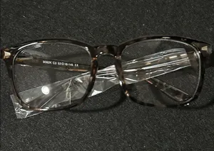 Stylish Brown Glasses with blue light blocking lens. thumbnail 1