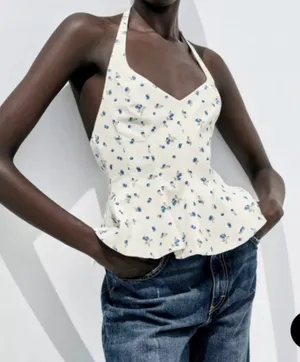 Zara halter top thumbnail 4