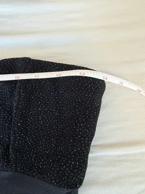 Gunne Sax Jessica McLintock Black strapless sparkle evening dress size 3 thumbnail 13
