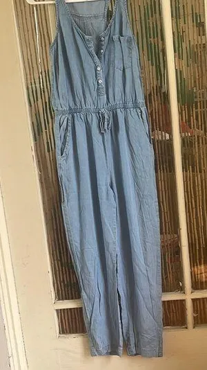 Japna Chambray Jumpsuit- Medium thumbnail 1