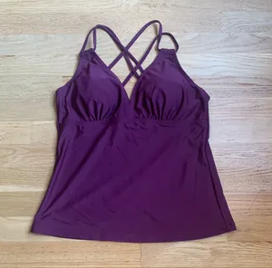 NWOT Purple Tankini Size M thumbnail 2