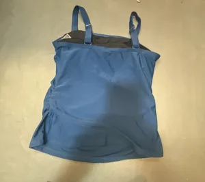 Blue Tankini Swimsuit Set Size M thumbnail 5