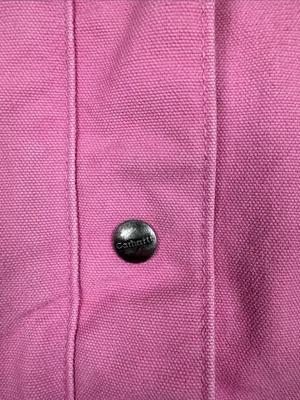 Carhartt Bubblegum Pink Hooded Sherpa-Lined Workwear Vest Size: XS (0/2) thumbnail 4