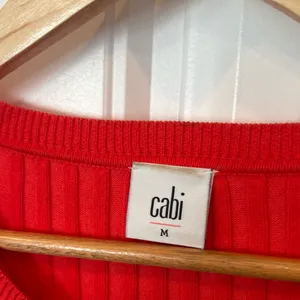 Cabi Red/Orange‎ Cardigan Size Medium thumbnail 6