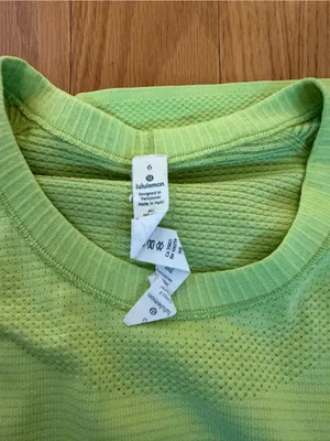 lululemon athletica Lime Short Sleeve Swiftly Tech Tee thumbnail 3