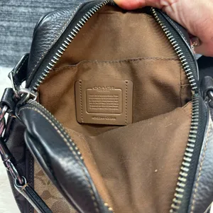 Coach Sullivan Crossbody Signature Canvas Crossbody Bag CC090 Khaki Mens Unisex thumbnail 8