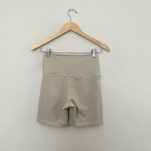 Set Active High Rise Biker Shorts Size Medium Tan/Beige thumbnail 4
