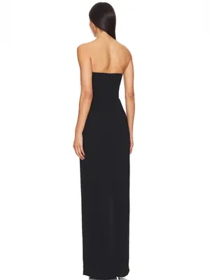 Amanda Uprichard x REVOLVE Wolfe Gown in Black Small thumbnail 2
