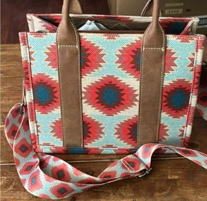 Wrangler Women's Aztec Pattern Tote Bag NWOT thumbnail 1