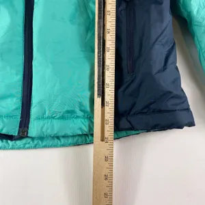 Columbia Jacket Womens Small Blue Turquoise‎ Full Zip Hooded Puffer Zip Pockets thumbnail 9