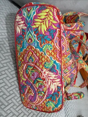 Vera Bradley Quilted Floral Paisley  Drawstring Backpack - Multicolor thumbnail 12