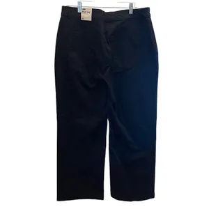 Old Navy Extra High‎ Rise Wide Leg Pants Black Stretch Twill Trousers 14 NWT thumbnail 2
