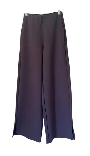 SPANX AirEssentials Zero Waistband Wide Leg Pants XS Truffle Brown 21722R Lounge thumbnail 1