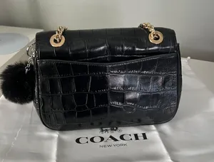 Embossed Crocodile Cassidy Chain Crossbody/Shoulder Bag thumbnail 4