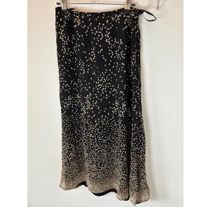 Valerie Stevens Separates Black Polka Dot Gradient Maxi‎ Skirt Petite thumbnail 4