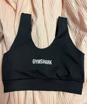 Gymshark Black Sports Bra thumbnail 1