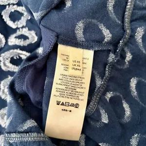 NWT!! Anthropologie MAEVE Lisanne Textured Tunic Tiered Dress Blue White X-Small thumbnail 13