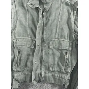 Blanknyc Jacket Women XS Full Zip Linen Utility Steampunk‎ Boho thumbnail 11