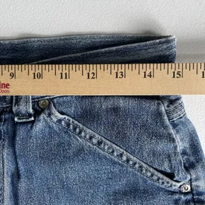 Riders By Lee Vintage Denim High-Rise Shorts 100% Cotton Blue Women's Size 10 thumbnail 8