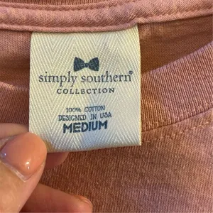 Simply Southern Women's Pink Graphic‎ Long Sleeve T-Shirt Medium Tacos thumbnail 5
