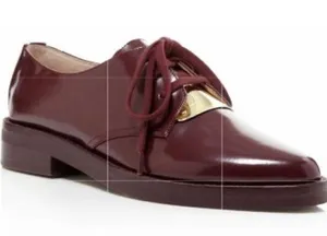 French Connection Woman’s Maeko Brown Leather Oxfords Shoes thumbnail 1