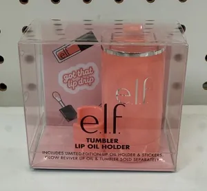Stanley x E.L.F. Collab‎ Tumbler Lip Oil Holder Coral Fixation Elf NEW! thumbnail 1