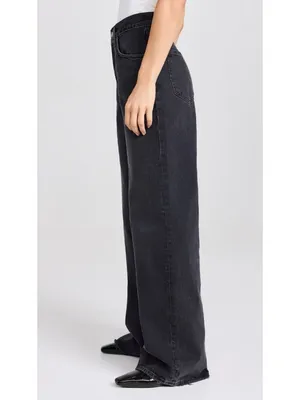 NWT AGOLDE Dame in Hitch High Rise Wide Leg Relaxed Rigid Denim Jeans 25 thumbnail 2