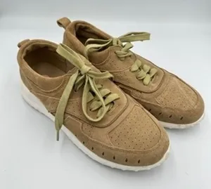 Matisse Top Notch Tan Faux‎ Suede Perforated Lace Up Sneakers Women's Size 9M thumbnail 1