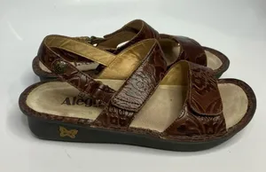 Alegria‎ Verona sandals embossed leather size 37 thumbnail 1