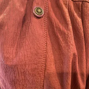 Vintage Jasmin Jonquet Rust Genuine Cowhide Leather Jacket Slouchy 80s L thumbnail 9