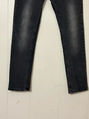 Anine Bing Low Rise Skinny Jeans Faded Black Size 24 thumbnail 3