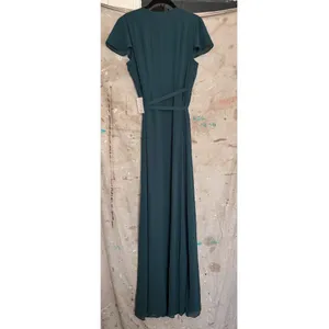Show Me Your Mumu Noelle Deep Jade Maxi Wrap Dress thumbnail 5