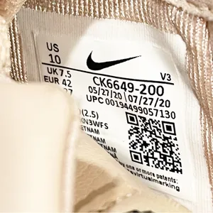 Nike Air Force 1 Size 10 Pixel Particle Beige Women's Low Top Sneaker‎ thumbnail 6