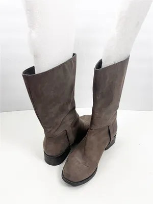 COLE HAAN Brown Full Grain Leather Cowgirl Roper Riding Boots 6.5 Western Rodeo thumbnail 10