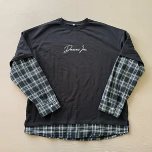 Dancers Inc. Layered Flannel Sweatshirt thumbnail 1