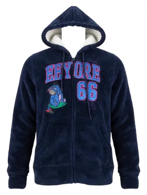 Navy Eeyore Plush Hooded Jacket thumbnail 2