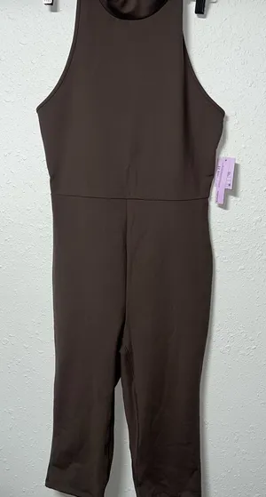 Wild‎ Fable Brown Racerback Jumpsuit thumbnail 1