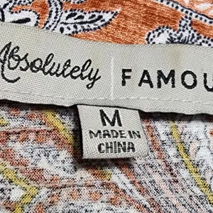 Absolutely Famous Short Sleeve Duster Size Medium thumbnail 3