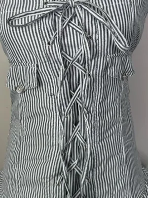 Sexy train engineers costume Gray Size XS thumbnail 5