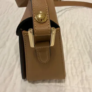 Longchamp Le Pliage Heritage Leather Crossbody Bag Brown Tan Handbag - NEW thumbnail 9