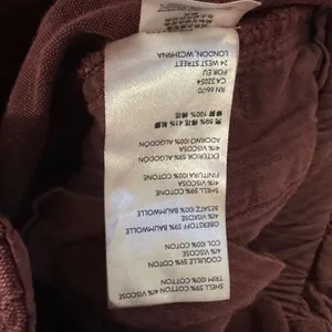 Free People Womens Paperbag Jogger Pants Burgundy‎ Drawstring Cotton XS Boho thumbnail 6