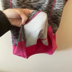 Tek Gear Pink and Gray Athletic Tank Top Small thumbnail 9