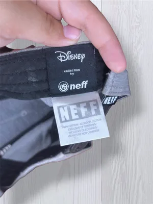 DISNEY Unsiex Mickey Mouse Baseball Cap - Light Wash Blue Denim Canvas Hat thumbnail 8