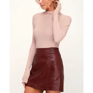 Free People ✨ PINK BALLET TURTLENECK LONG SLEEVE MAKE IT EASY THERMAL TEE SZ L TOP✨ thumbnail 3