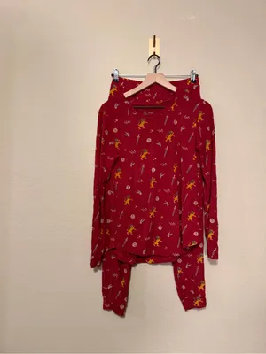 Kyte Baby Pajama Set Adult Unisex Gryffindor Harry Potter Size Small thumbnail 2