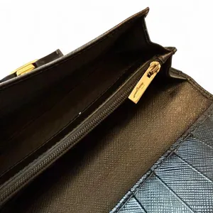 Salvatore Ferragamo Black Leather Long Wallet thumbnail 5