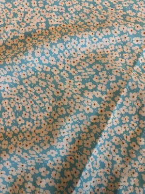 Blue Maxi Flora Maxi Skirt With Slit Size XS thumbnail 2