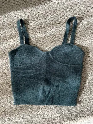 Aritzia Wilfred Turquoise Knit Top thumbnail 1